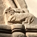 Anglo-Saxon lion from St Bene't's Church, the oldest building in Cambridge, around 1020