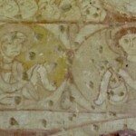 Anglo-Saxon wall painting from the time of the Norman conquest